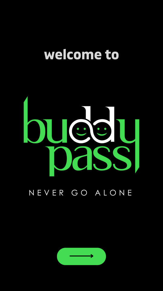 A mobile phone displaying the Buddy Pass app home page is the perfect way to make new friends. Find your favorite buddy quickly and easily. 